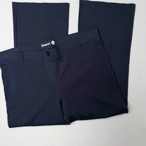 Betabrand Dress Pant Yoga Pants‎ Black Straight Leg Size XXL